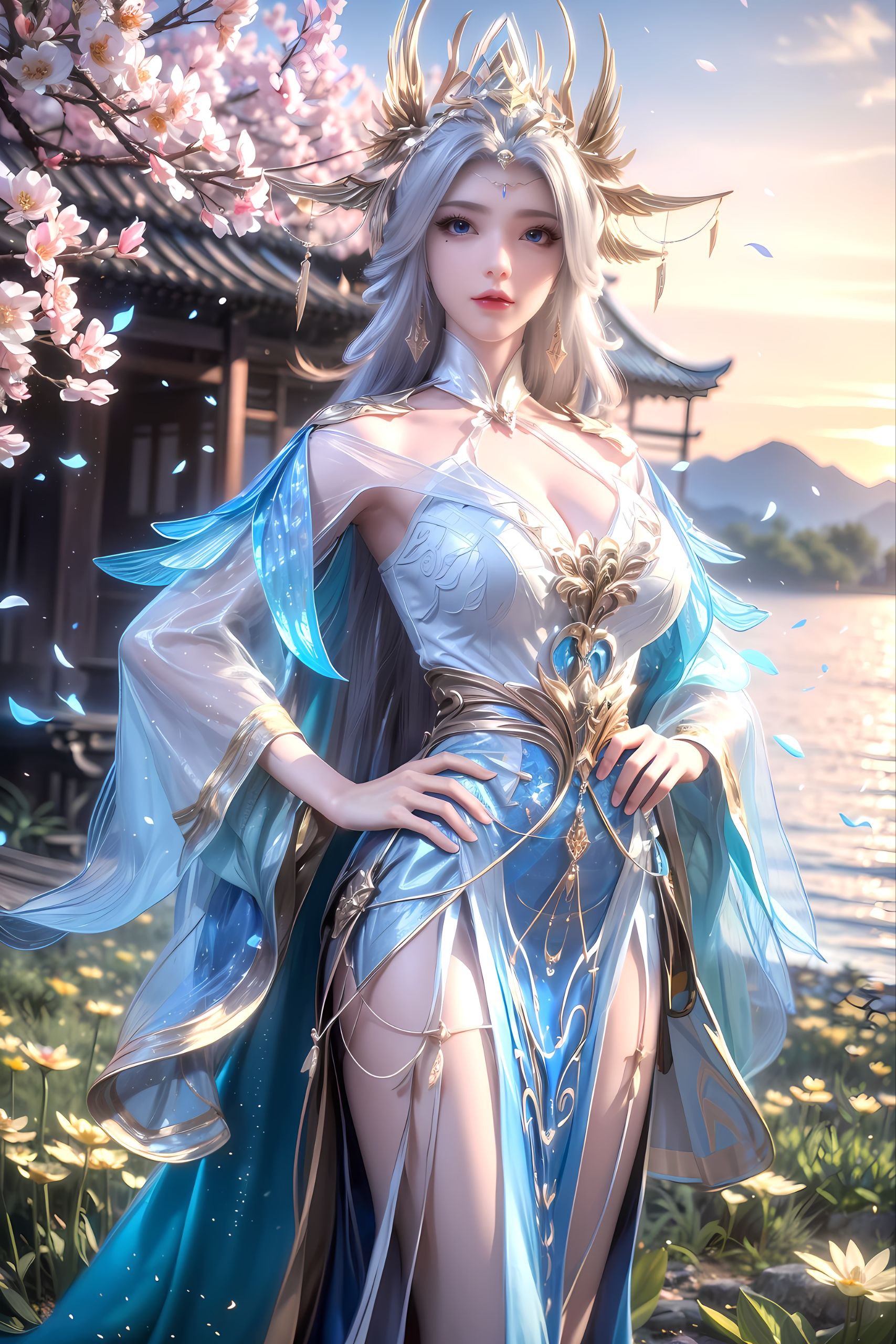 尽管